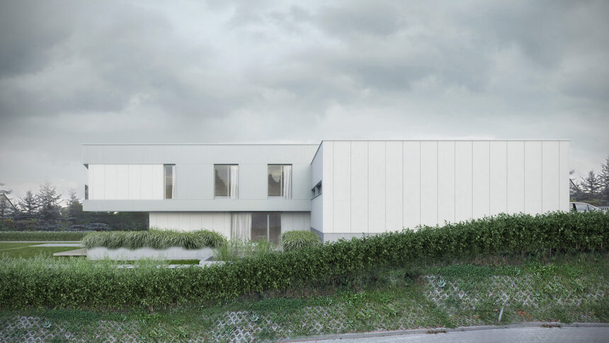 Dom jednorodzinny pod Poznaniem- wizualizacja 3D- Valo- studio