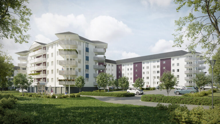 Osiedle mieszkaniowe Gorzów- wizualizacje 3d Valo-studio