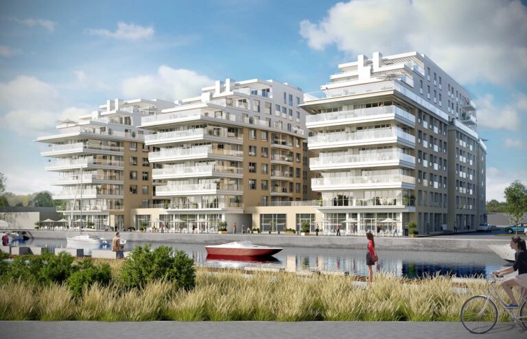 Osiedle mieszkaniowe Heyki Szczecin- wizualizacje 3d Valo-studio