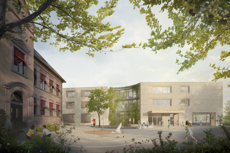 Szkoła Frankfurt am Main Niemcy- wizualizacje Valo-studio