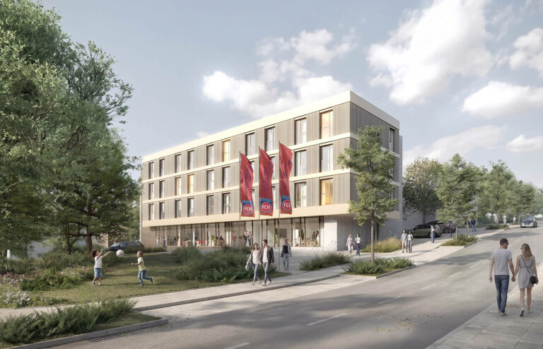 Wizualizacja biurowca Heidenheim- Valo- studio