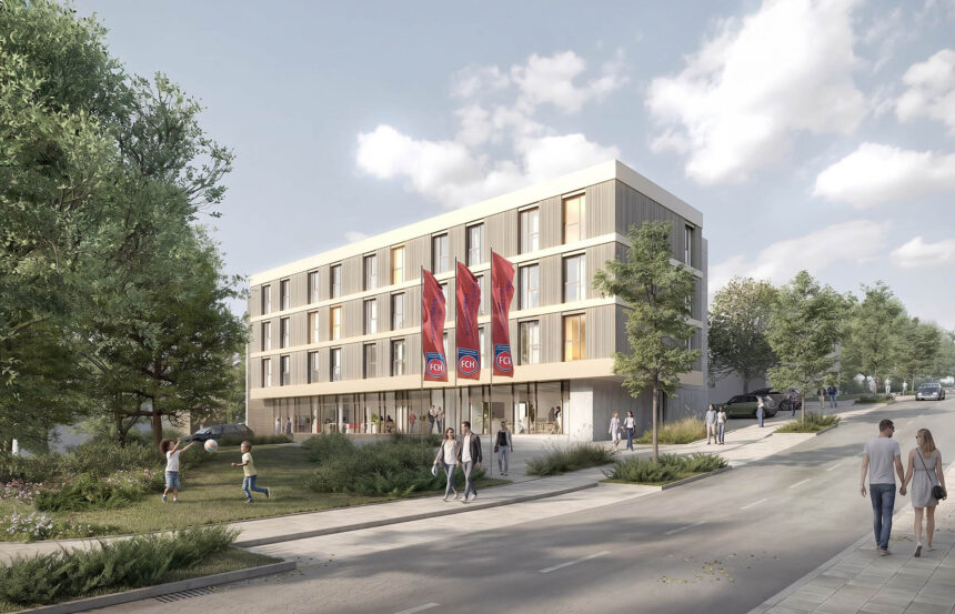 Wizualizacja biurowca Heidenheim- Valo- studio